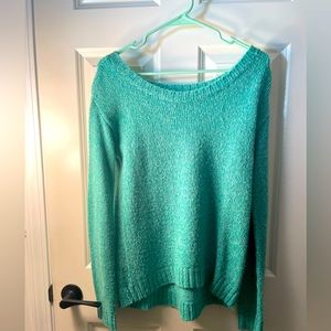 Teal sweater